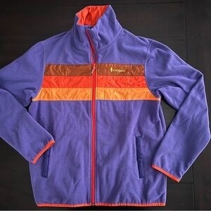 Women’s XL Cotopaxi Teca Full-Zip Fleece Jacket in Iris/Purple Multi - NWOT